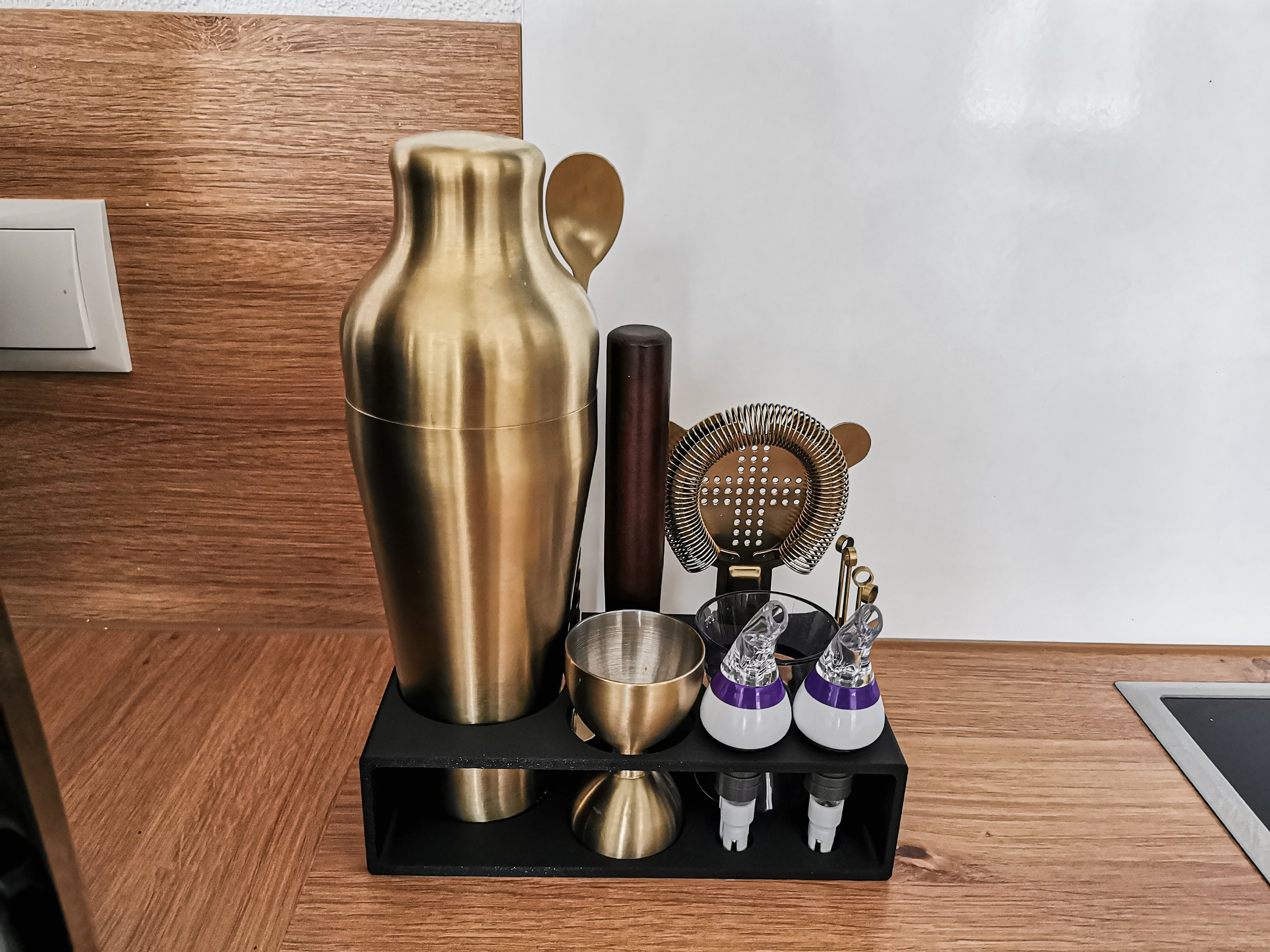 Cocktailshaker Aufbewahrung