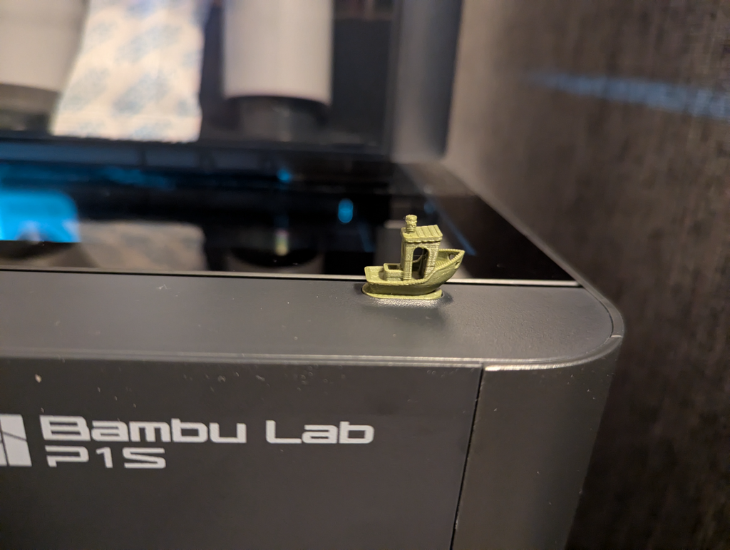 P1S plug with benchy