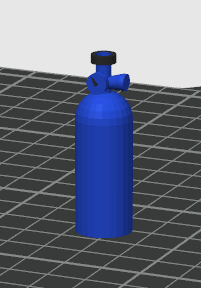 1 10 scale NOZ/nitro bottle