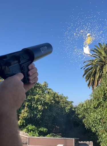 Can Cannon airsoft bb launcher.