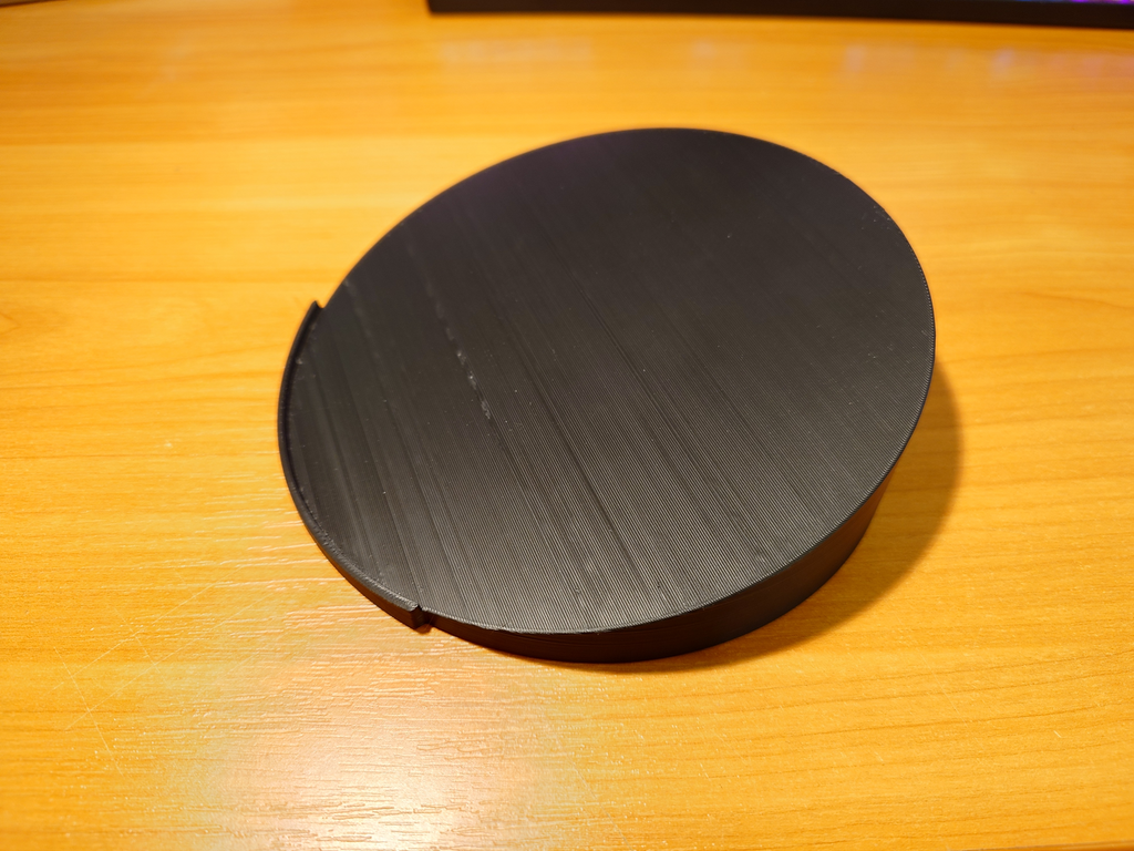 Simple angled figurine stand (15 degrees)