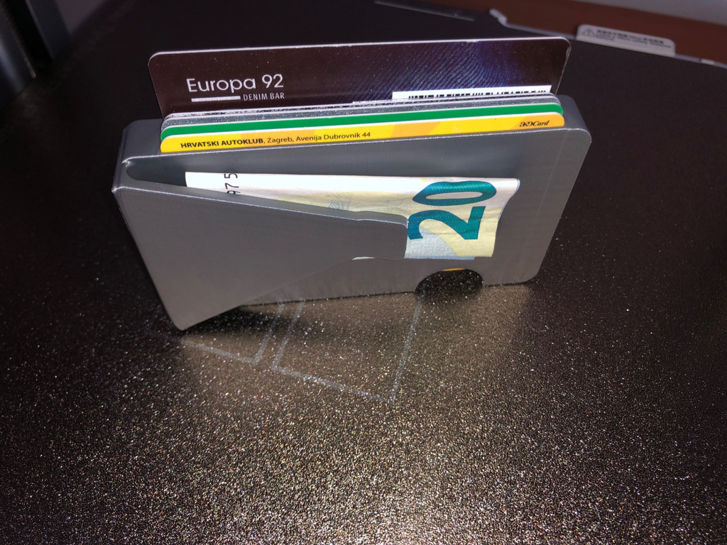 Wallet/card holder with money clip