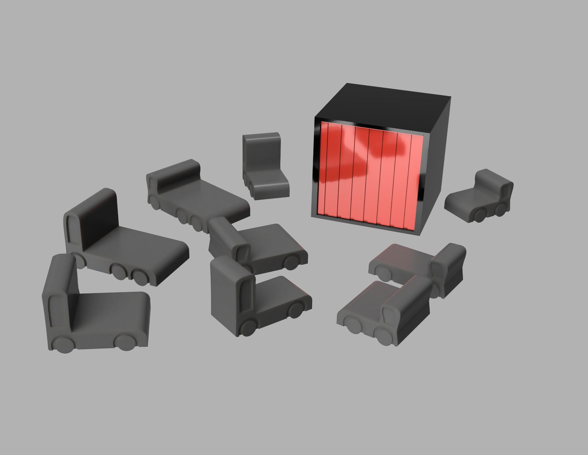 Garage and Car Puzzle - Level 10 / 10