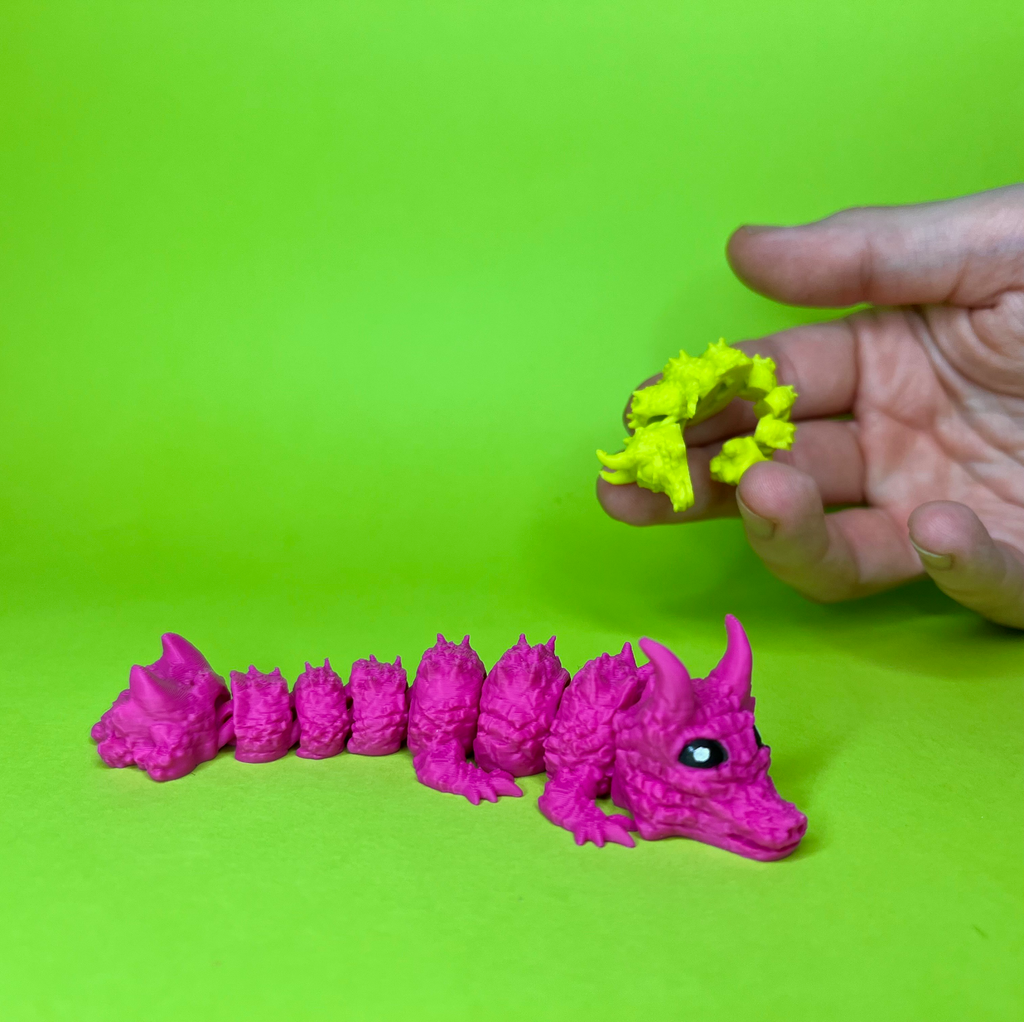 Articulated baby Stone Dragon (Wingless)