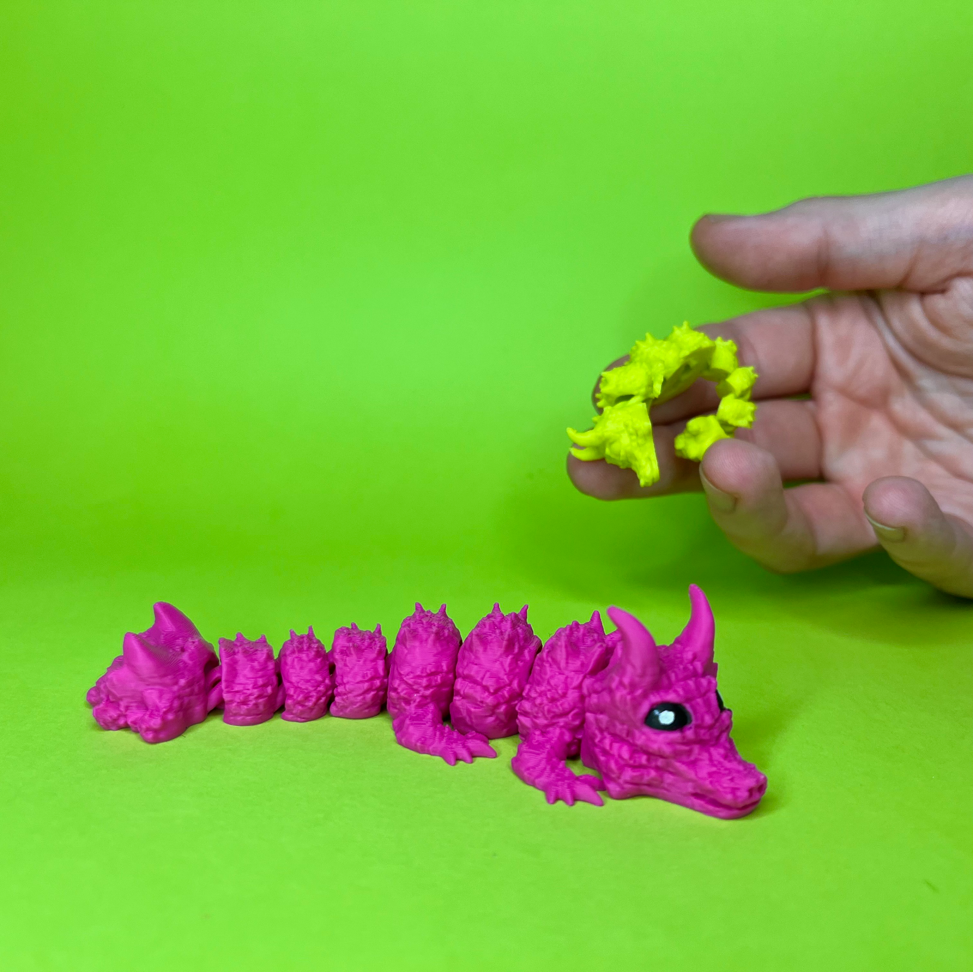 Articulated baby Stone Dragon (Wingless)