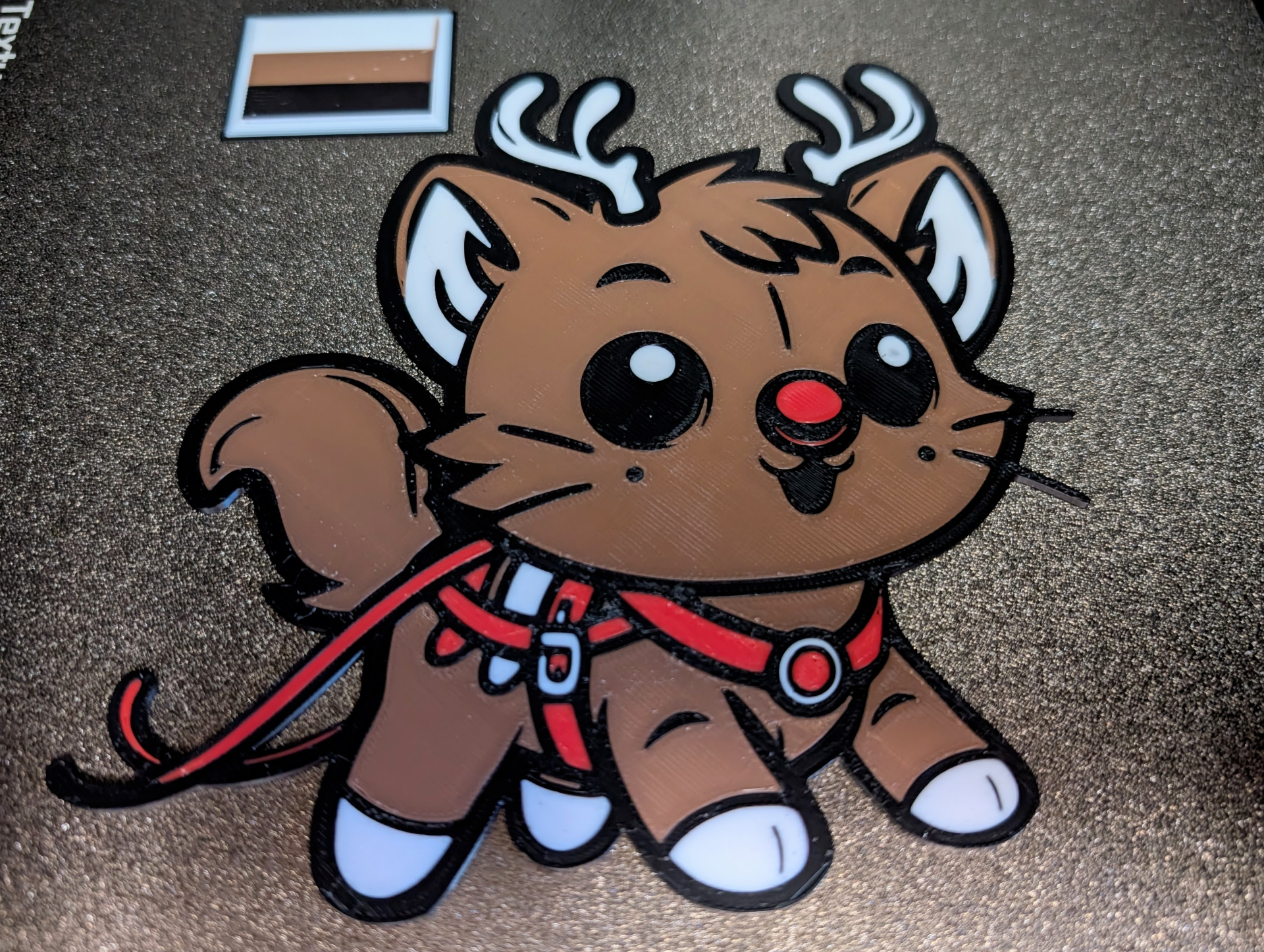 Rudolph The Red Nose Reindeer Cat Decoration
