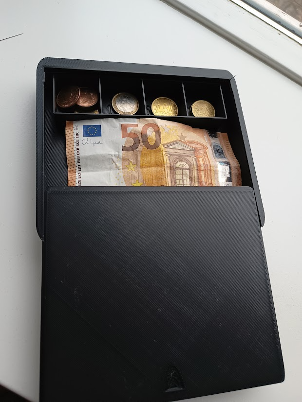 cash box sliding lid