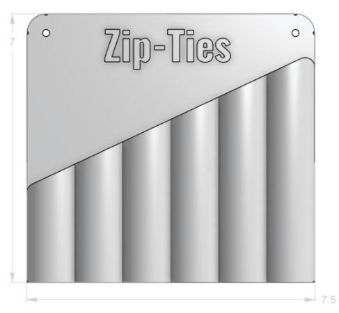 Zip-Tie Holder