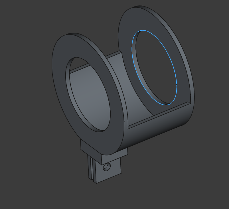 holder for LED Wall Lights attach to gopro mount