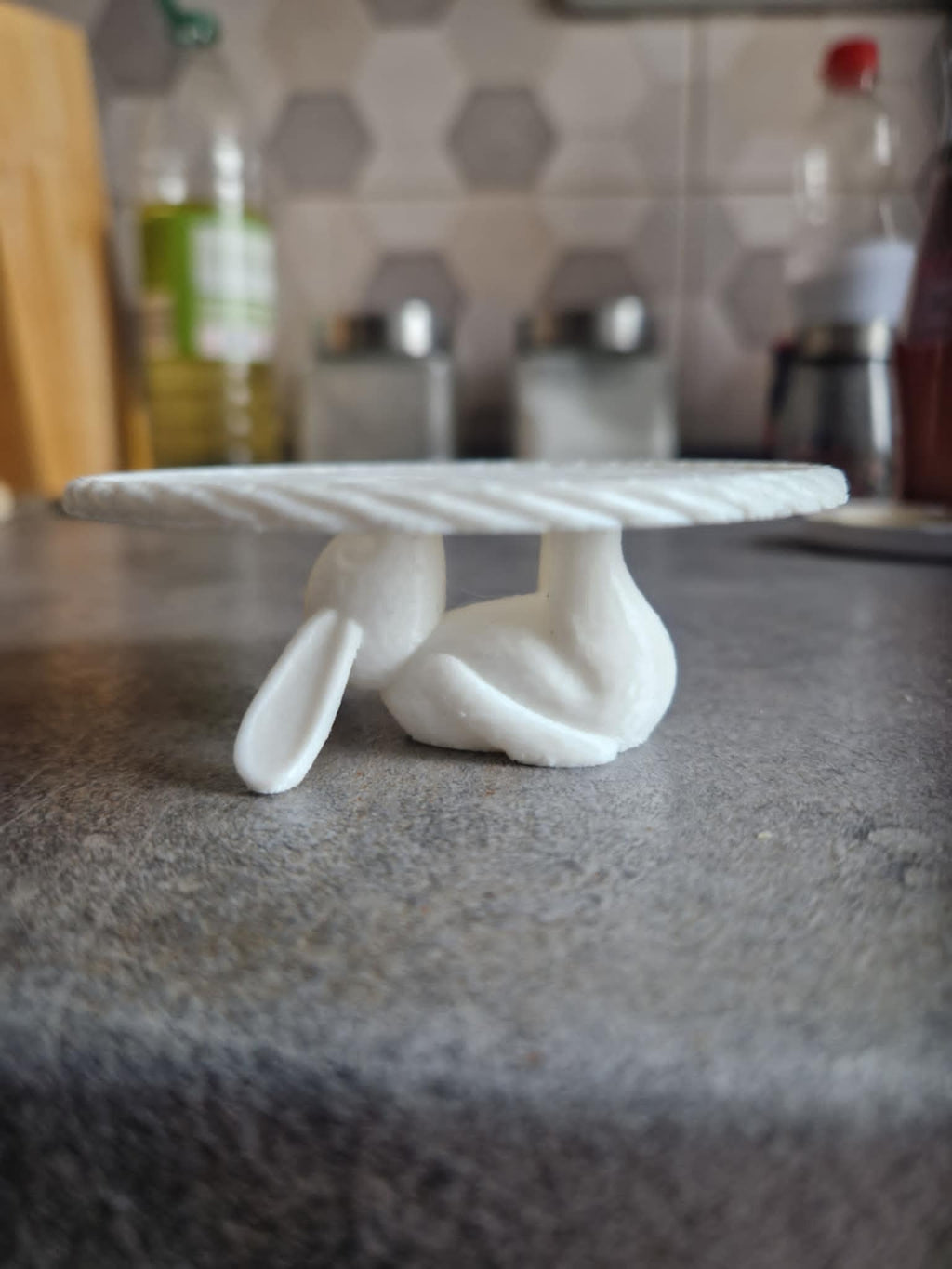 Bunny and plate
