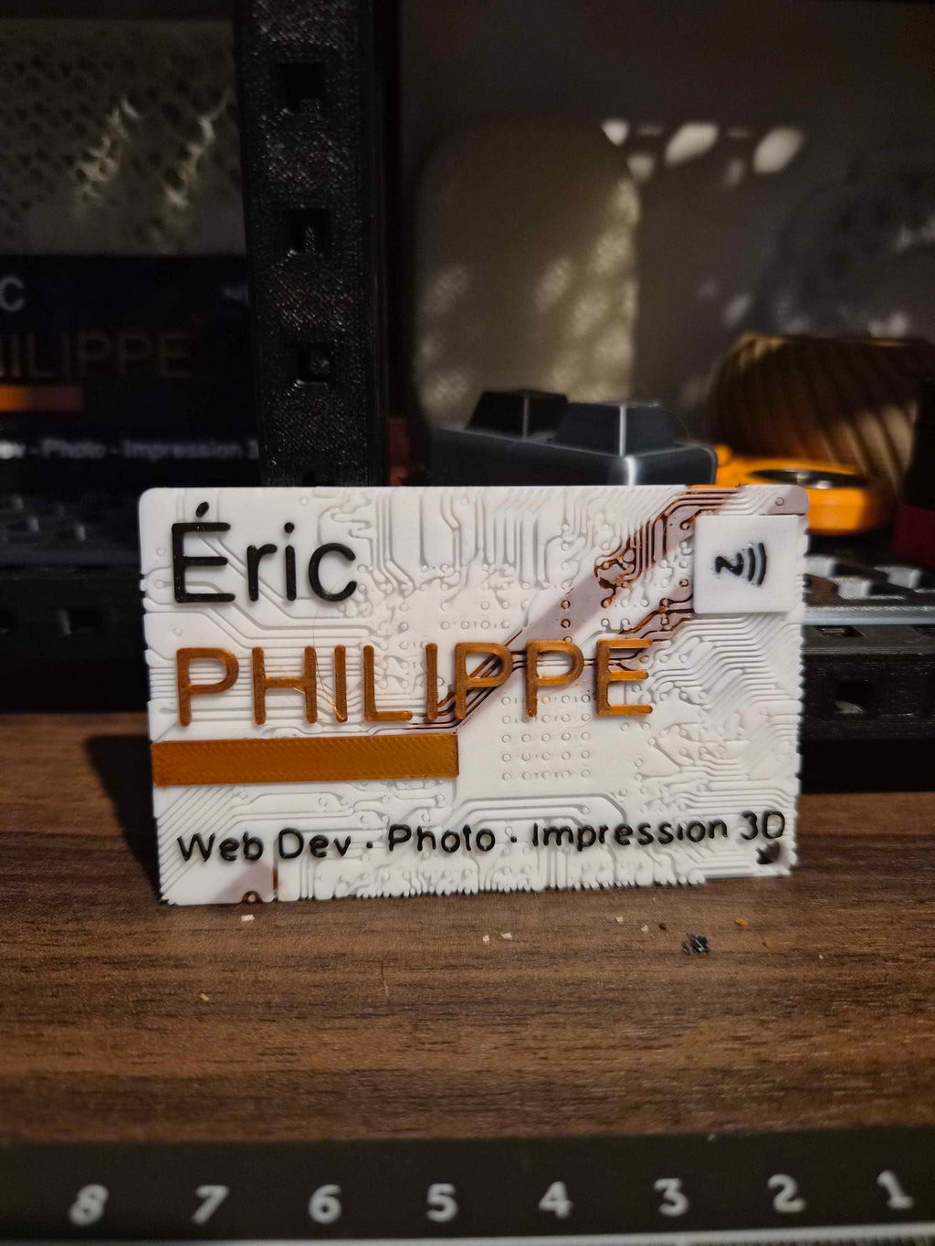 Fancy Tech NFC Business Card – Fully Customizable