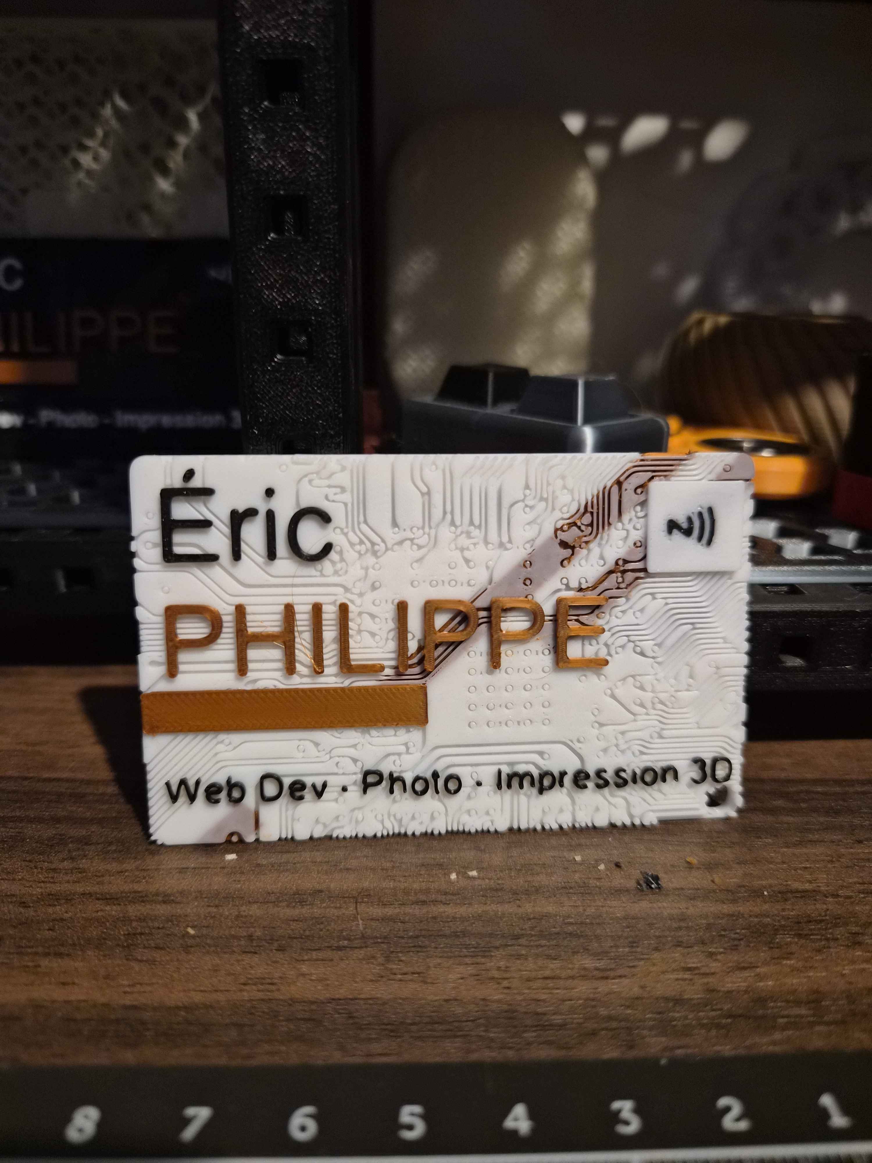 Fancy Tech NFC Business Card – Fully Customizable
