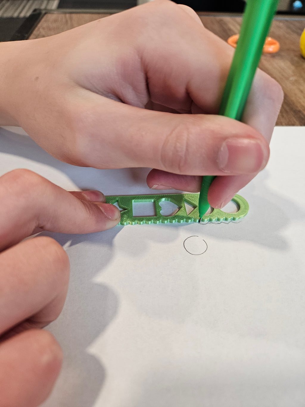 Drawing Stencil With Shapes