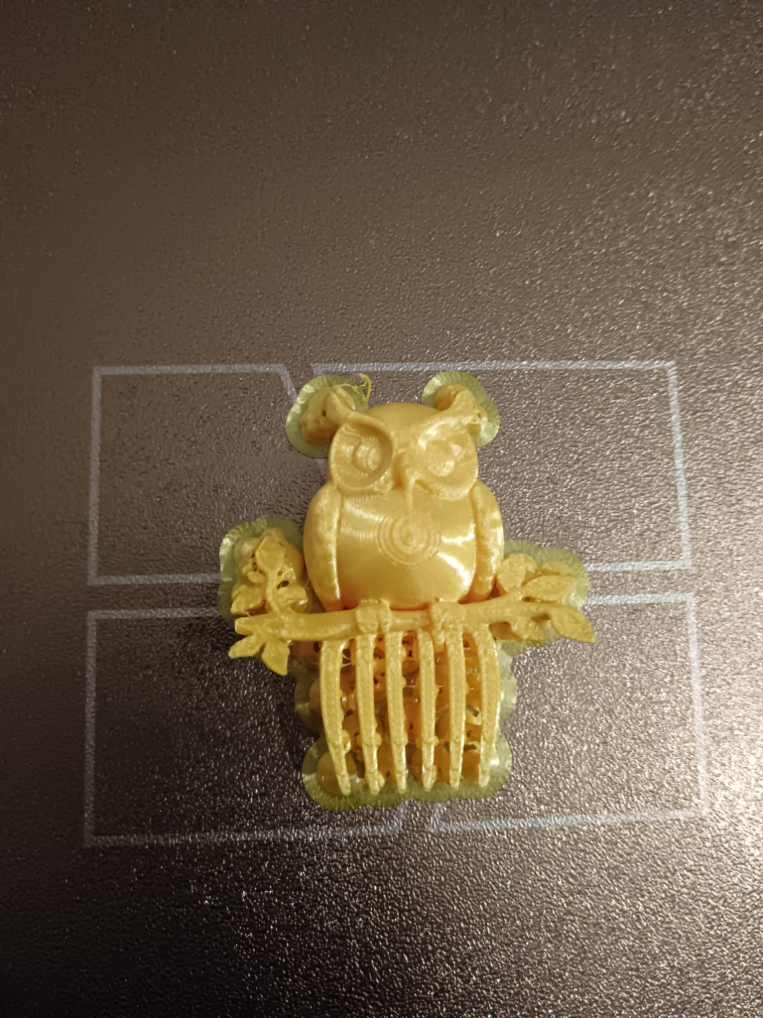 Owl Hair Comb