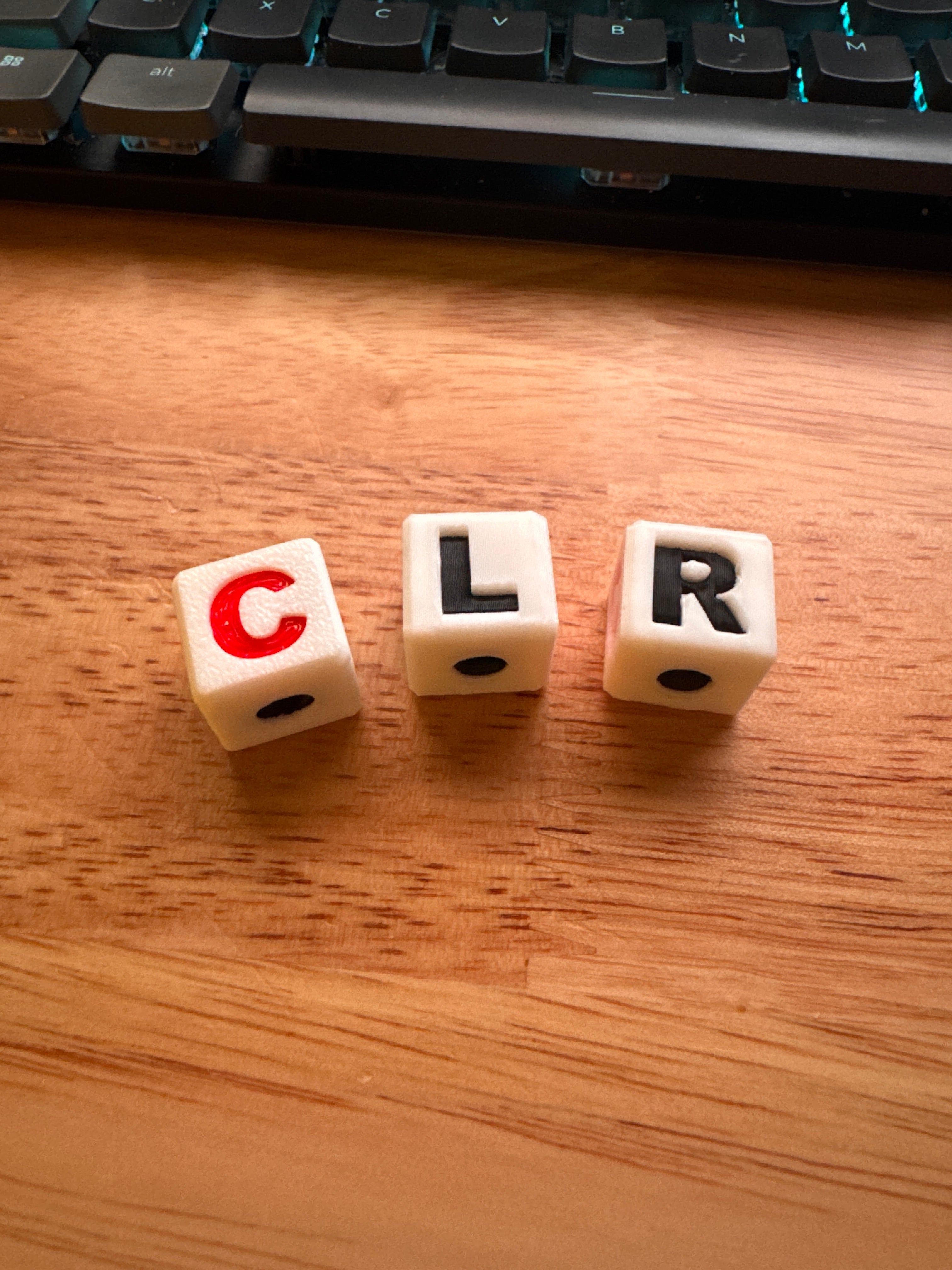 LCR Dice - Left Center Right with Wild