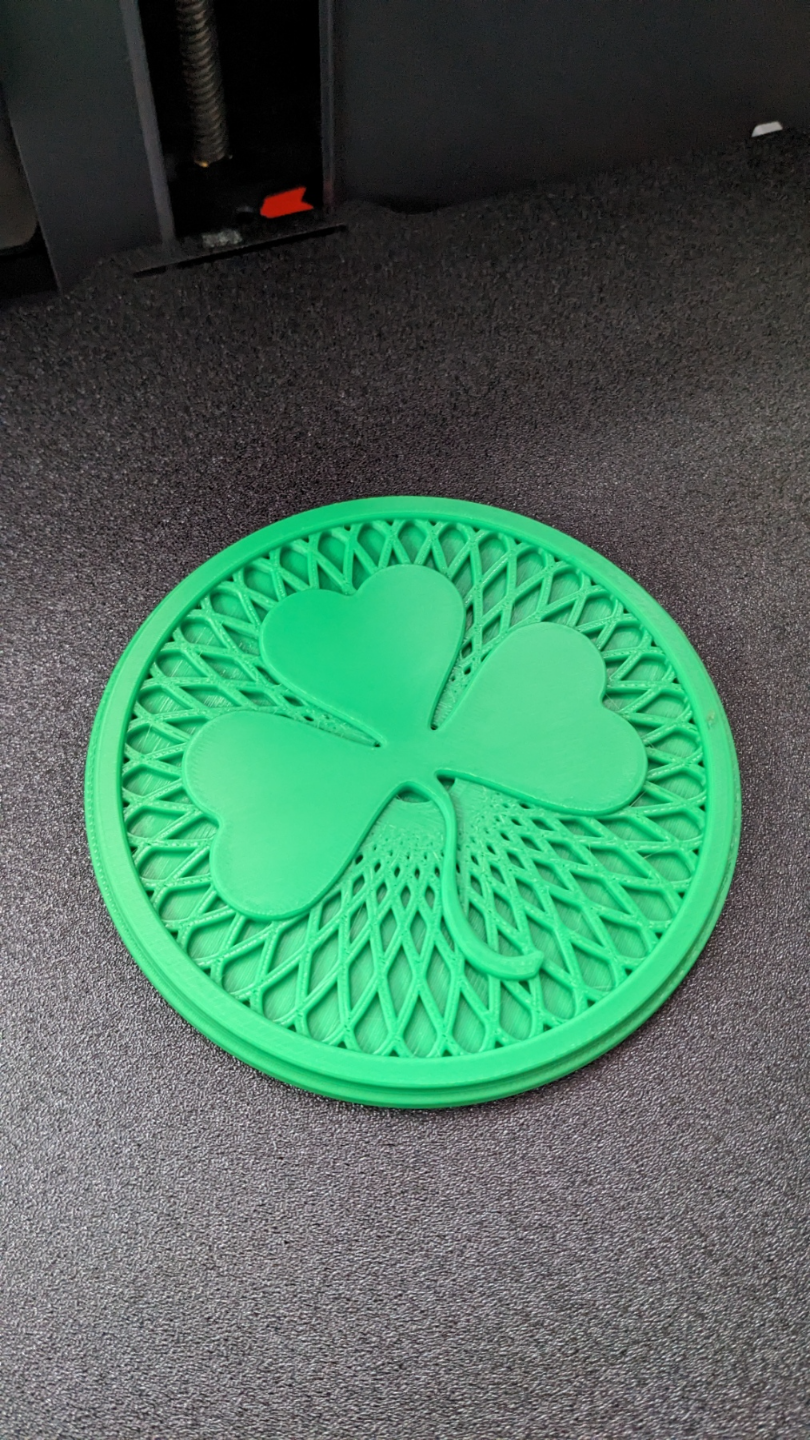 Shamrock coaster
