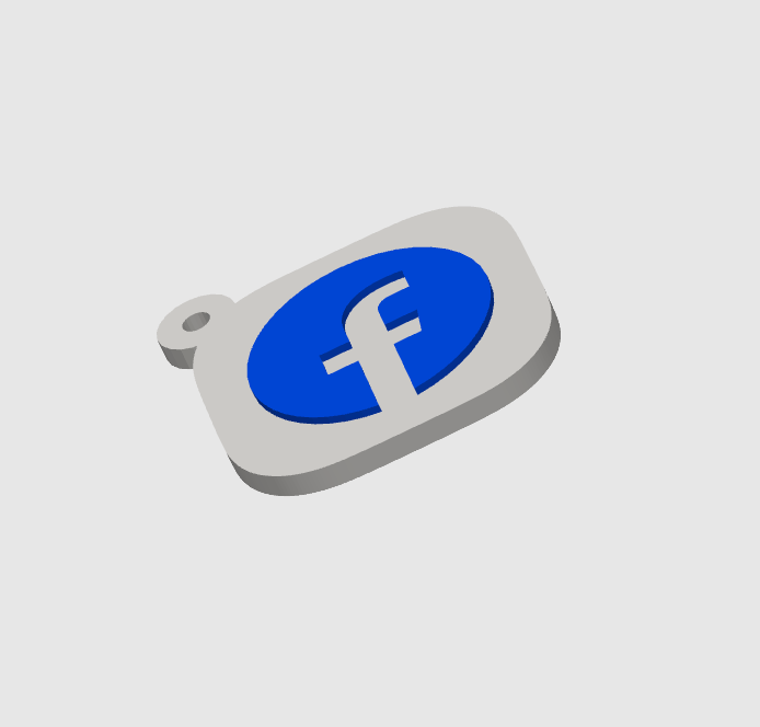Facebook NFC Keyring | NFC Tag | Social Media NFC