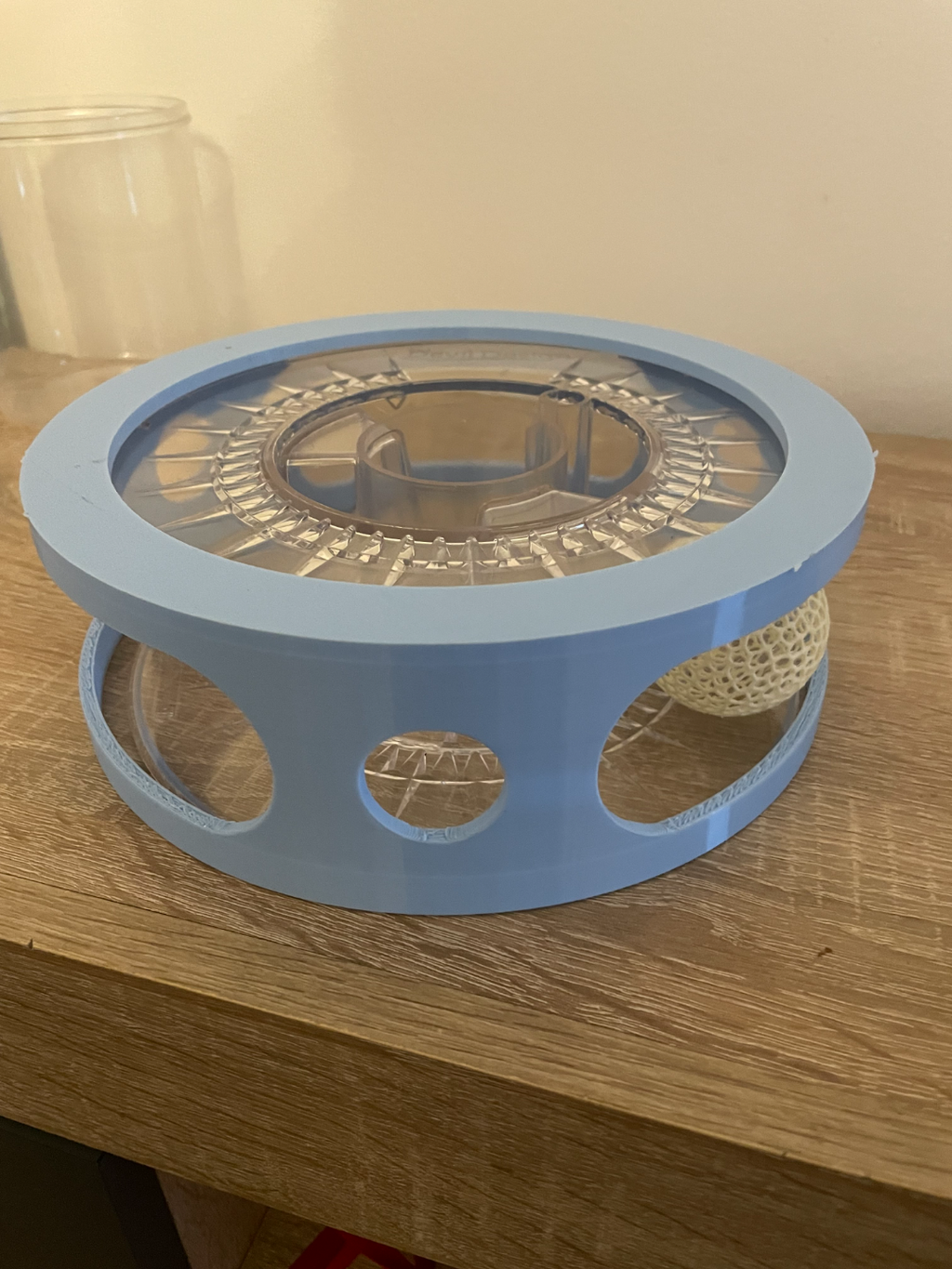 Recycled Spool / Toy with ball for Cats and Dogs 2