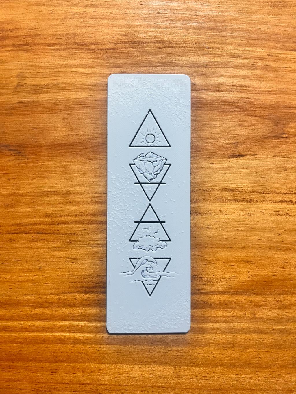 Geometry of Nature Hueforge bookmark