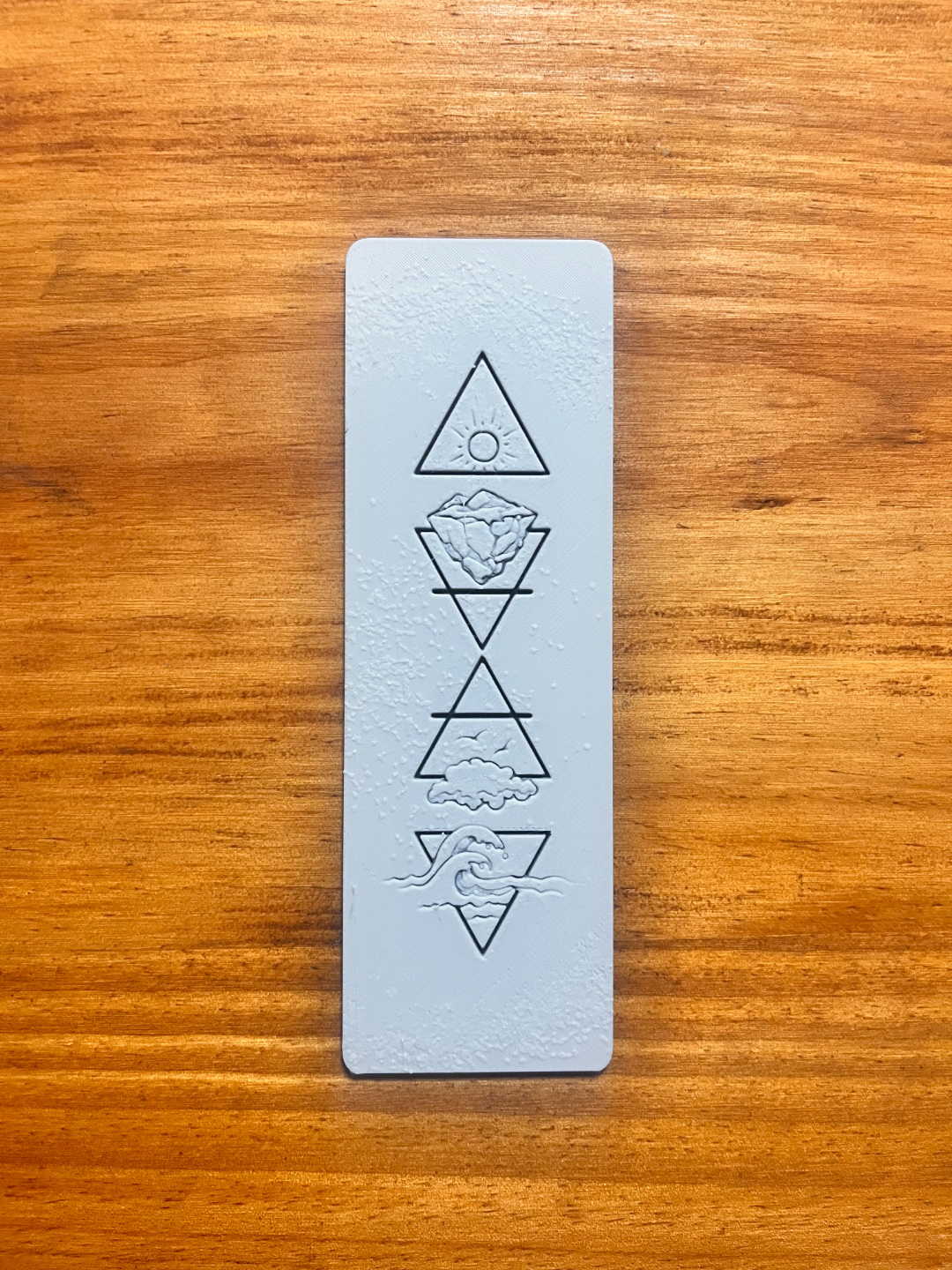 Geometry of Nature Hueforge bookmark