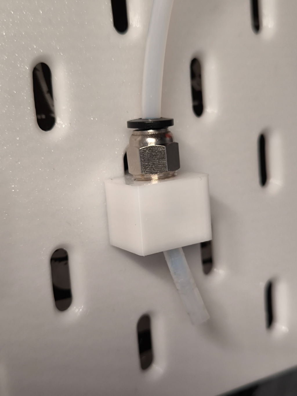 PTFE fitting PC4-M10/M6 IKEA Skadis holder (guide)