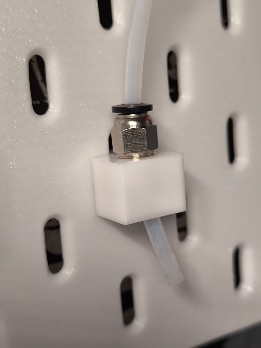 PTFE fitting PC4-M10/M6 IKEA Skadis holder (guide)