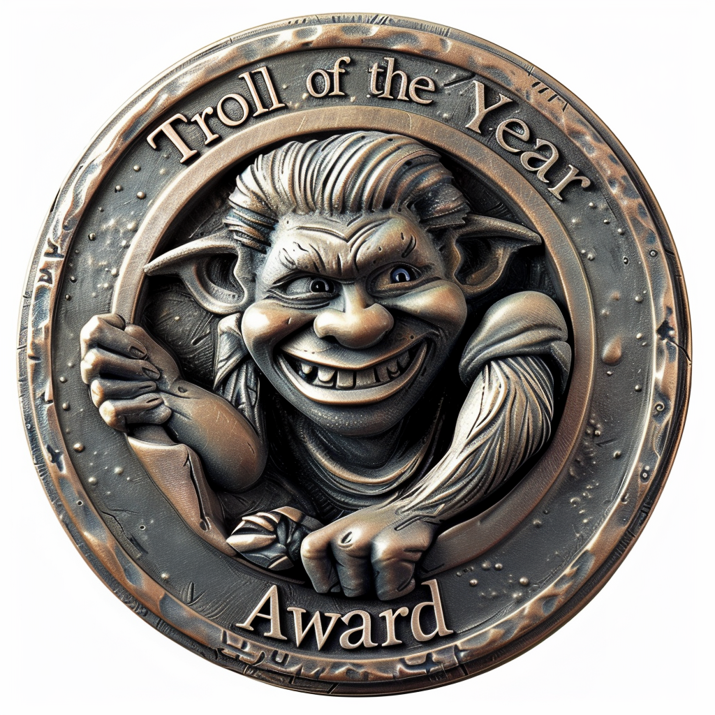 Troll of the Year Medal