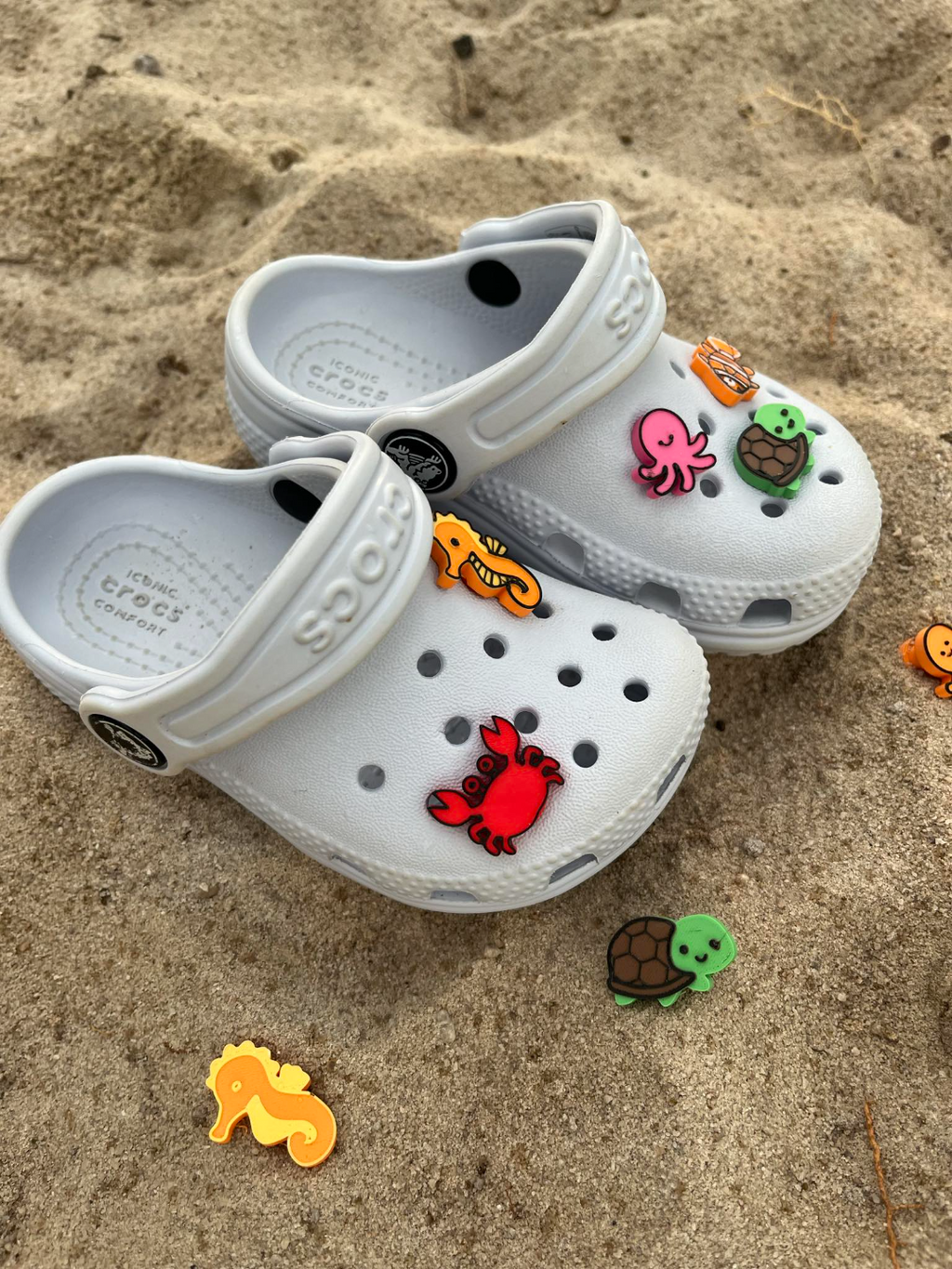 Sea animals croc charms