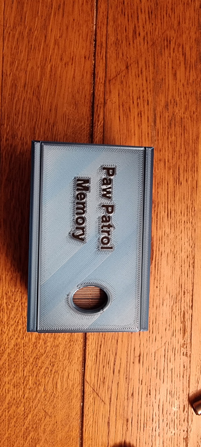 Box für Memory Karten mit trenner