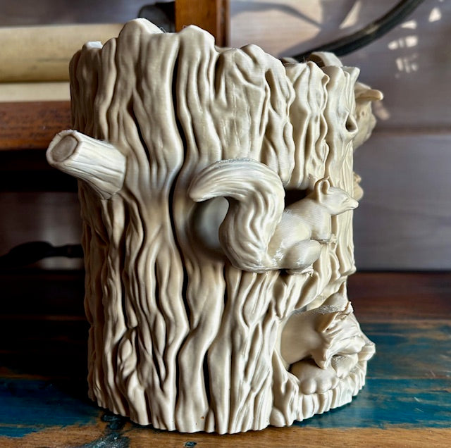 Woodland Sanctuary Tree Stump Planter