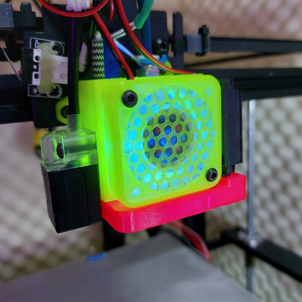 Tronxy X5SA Hotend Case replacement with fanduct