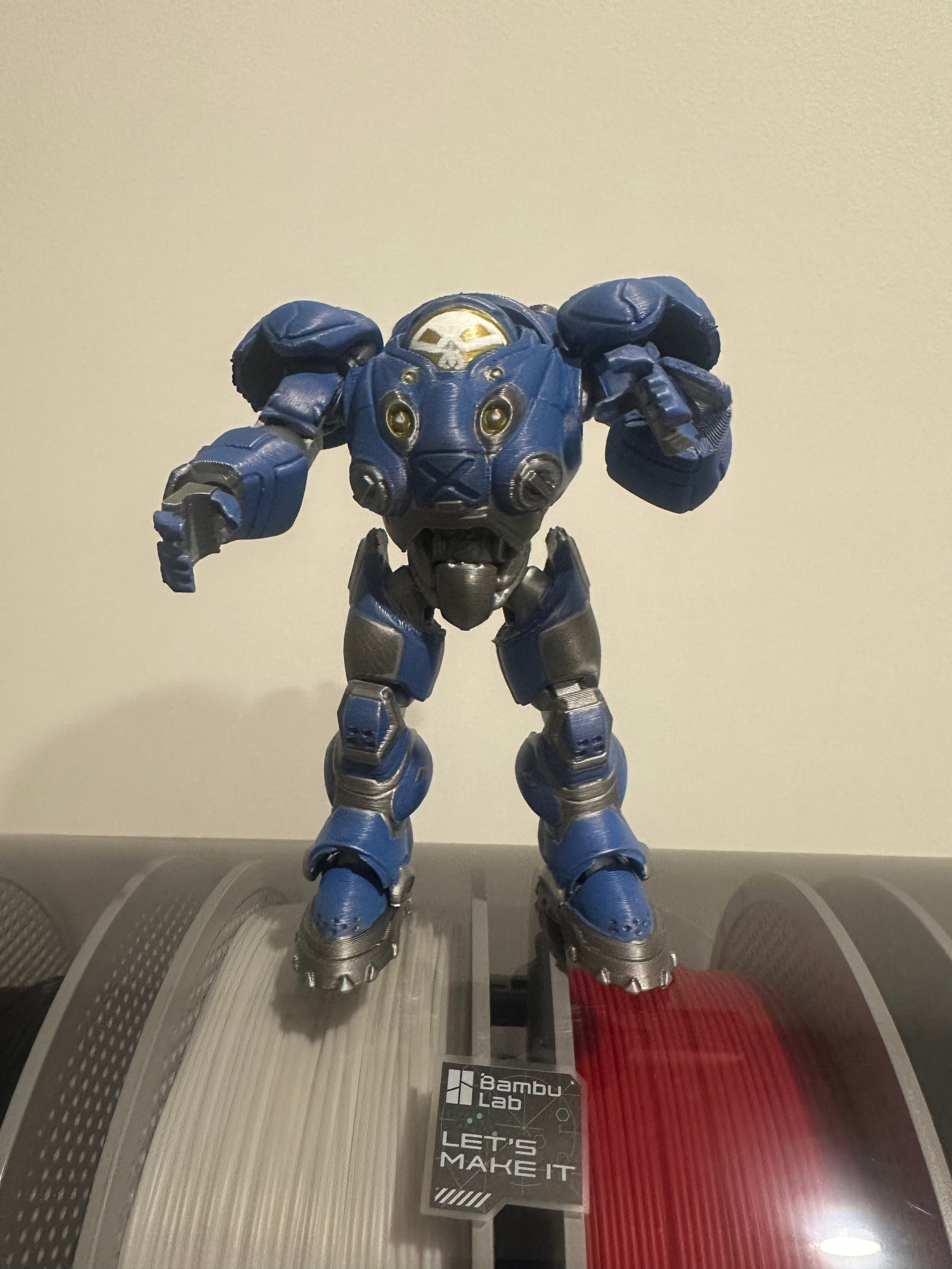 StarCraft II - Articulated 3D Marine Model - V1