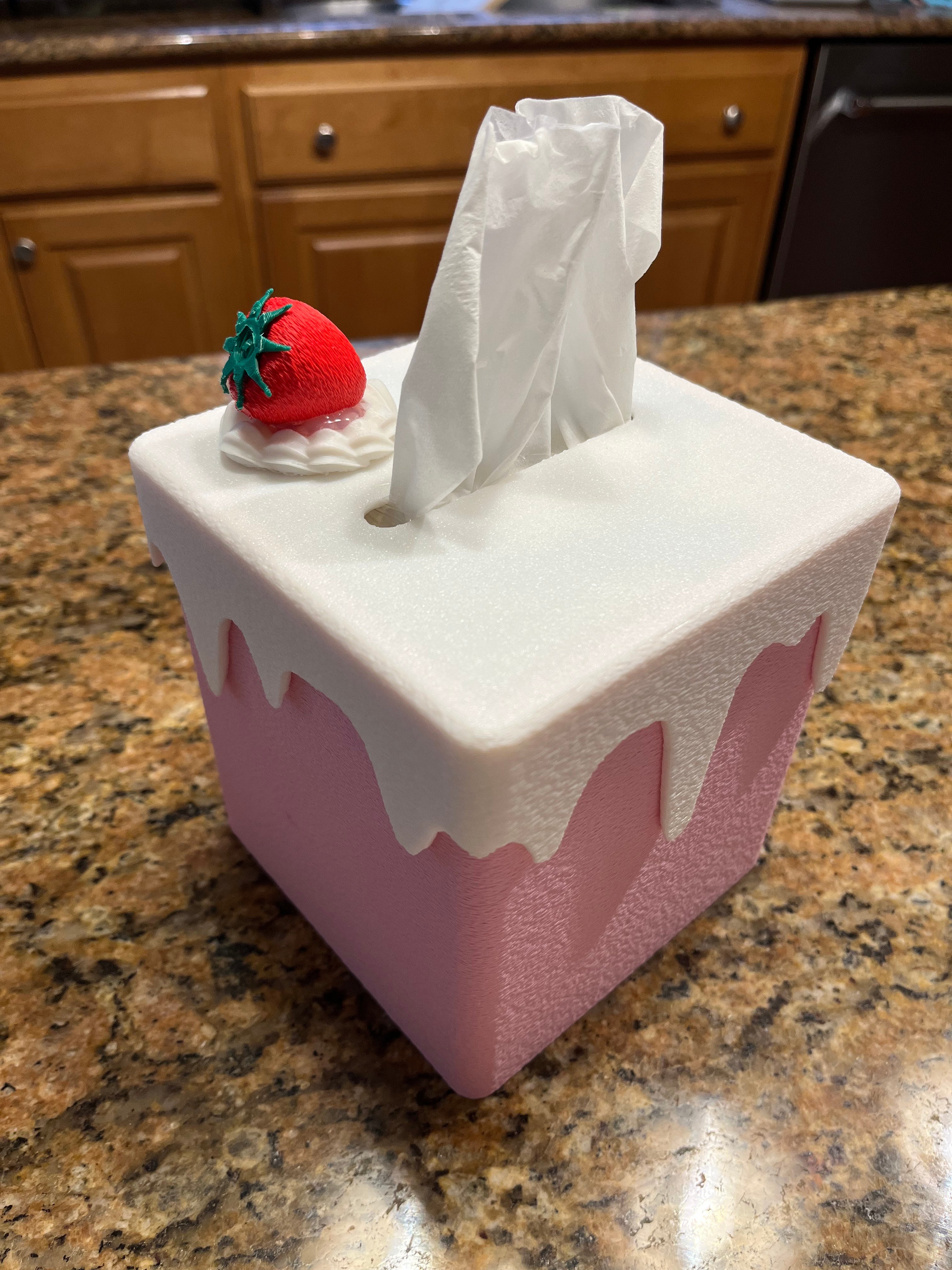 Cake Tissue Box Cover