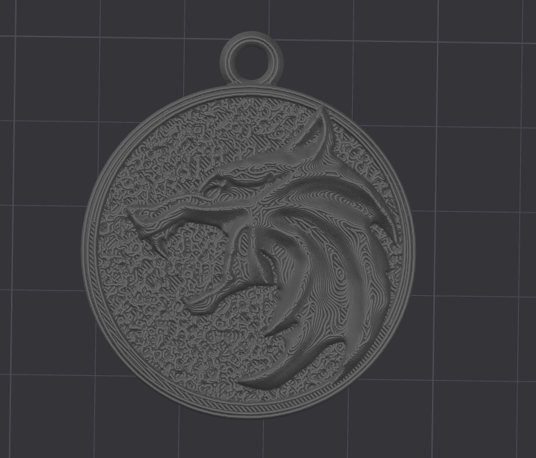 The witcher medallion