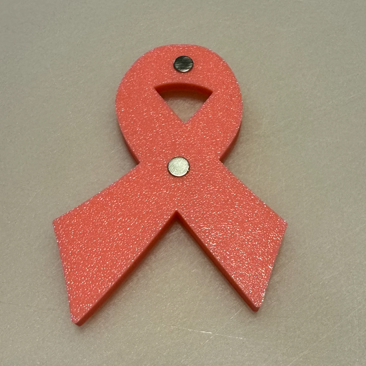 Breast Cancer Awareness Ribbon Magnet