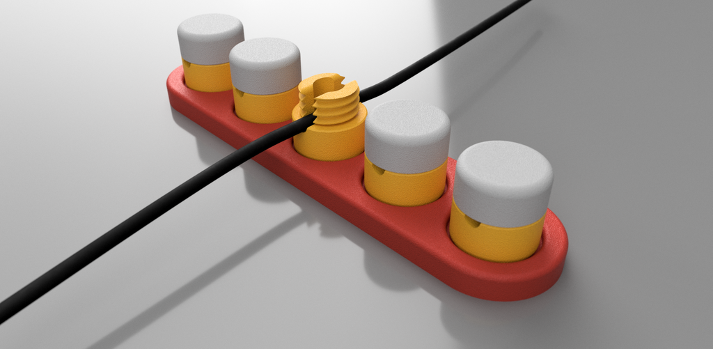 Magnetic Cable Holder / Clip / Mount / Organizer
