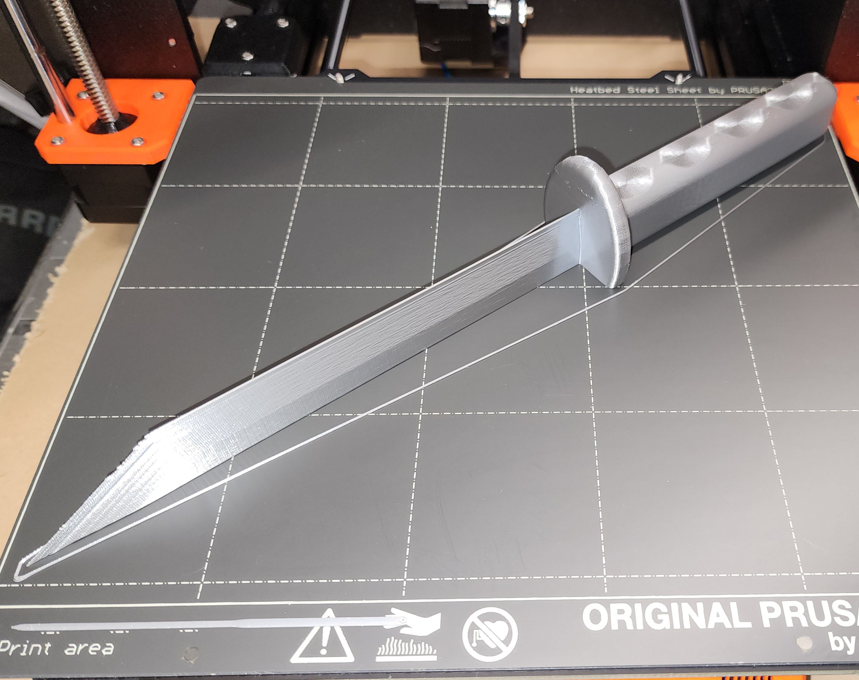 Flat Back Tonto Knife - ez print