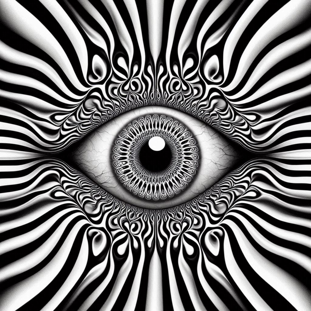 Psychic Eye Visual Illusion