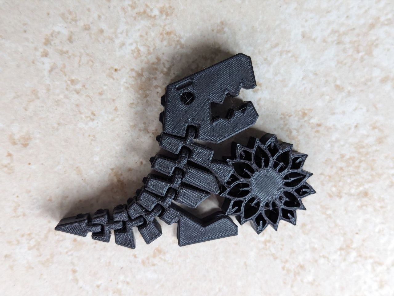 Flexi T-Rex Spring Version (Print in Place)