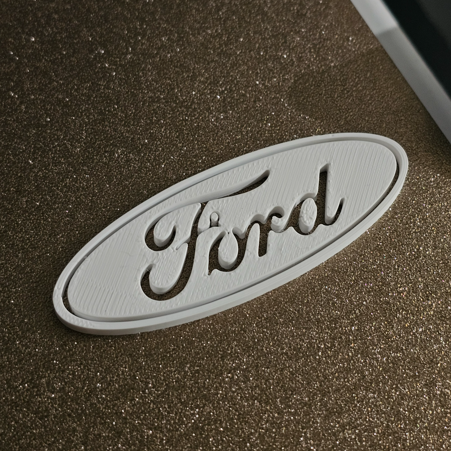Custom 3D Printed Ford Oval Emblem Logo