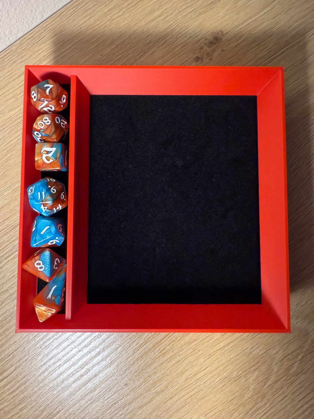 Stackable Dice Tray With Dice Holder