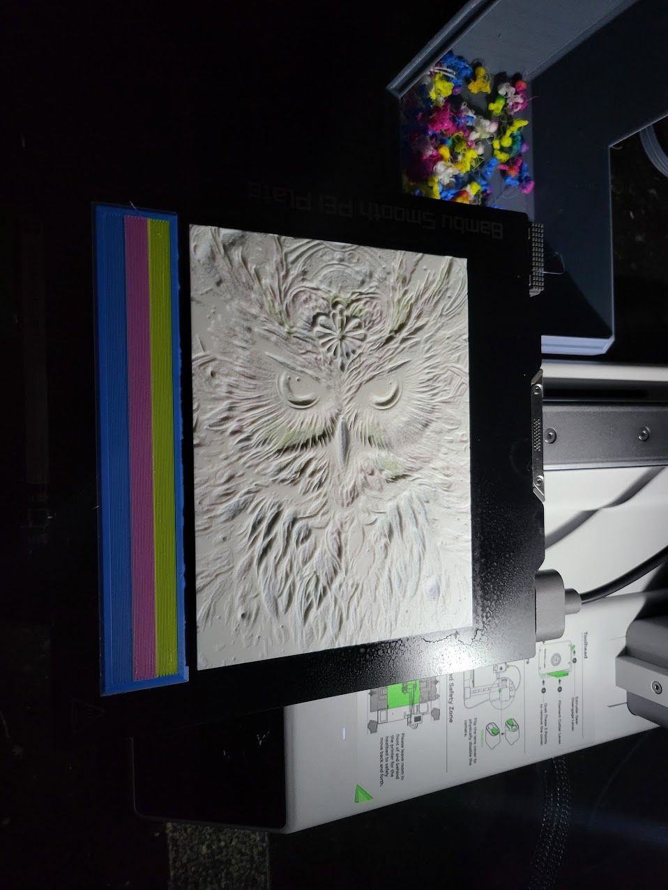 Owl CMYK Lithophane