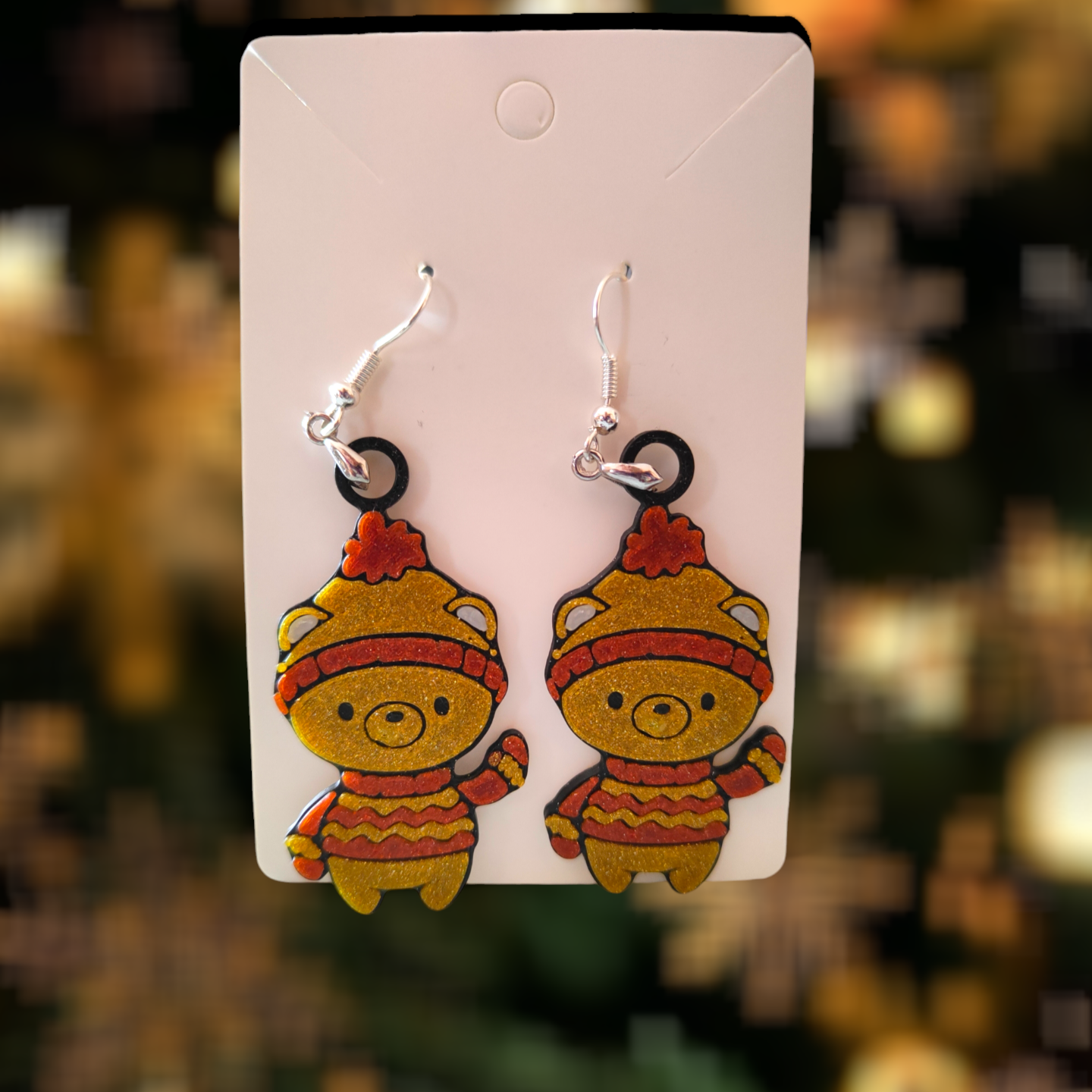 Cute Bear - Earrings and Necklace