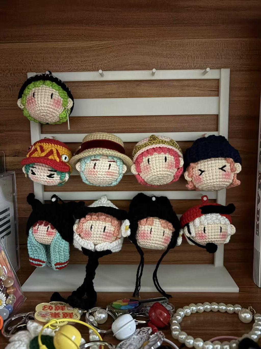 钥匙扣手办挂钩展示架