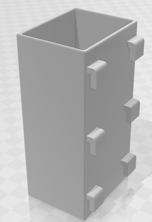 Square OBI Pegboard (10 mm) Pen holder