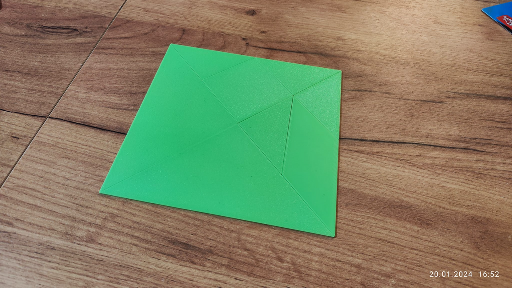 Tangram puzzle Thin&Fast to print
