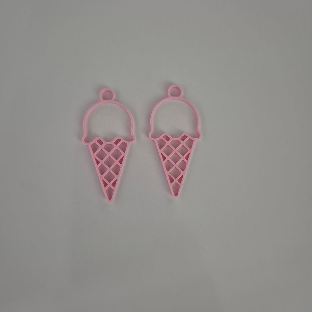 Earrings ice cream cone