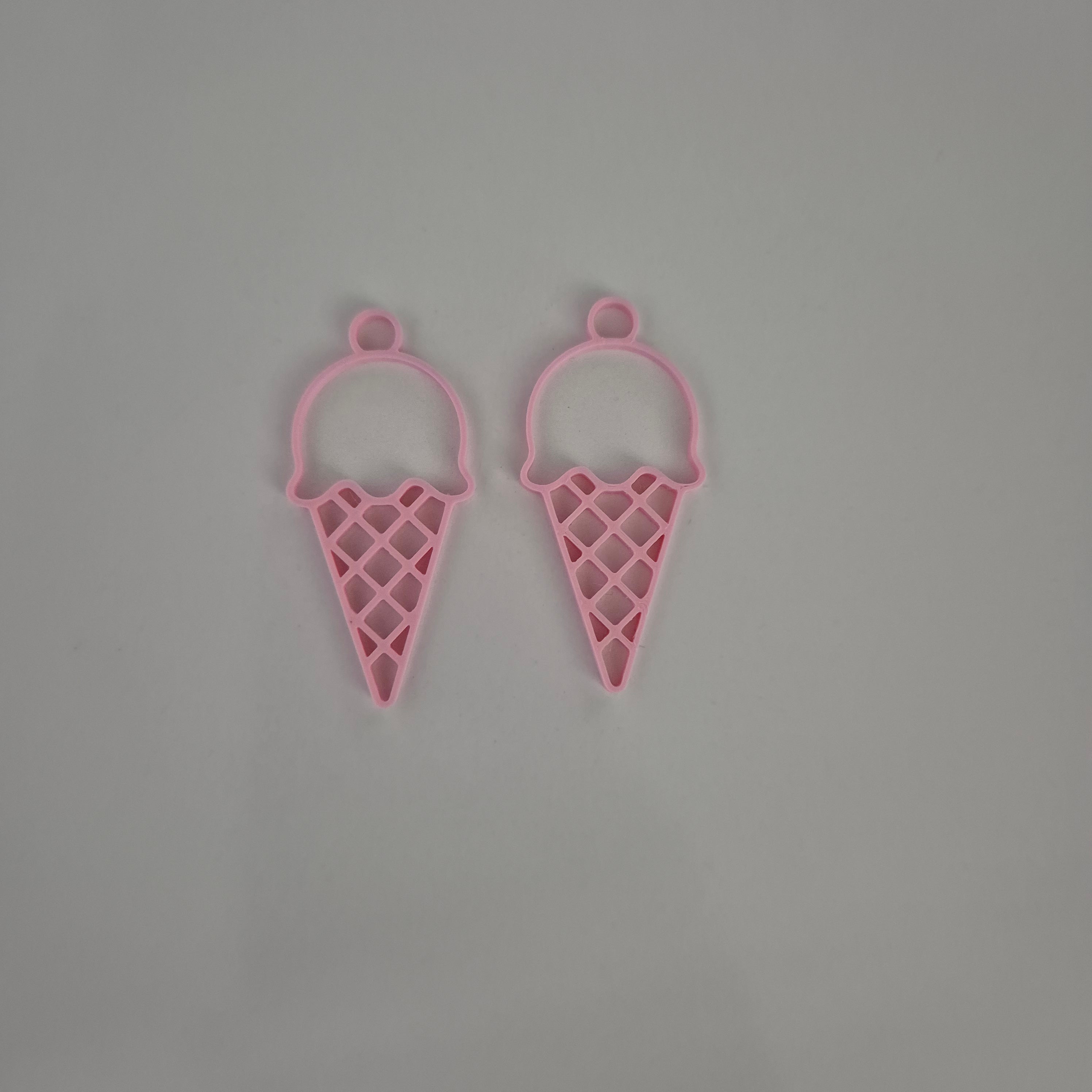 Earrings ice cream cone