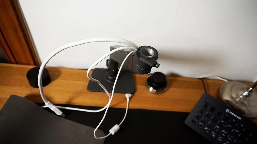 Standing Desk Monitor Arm Guide Wheel