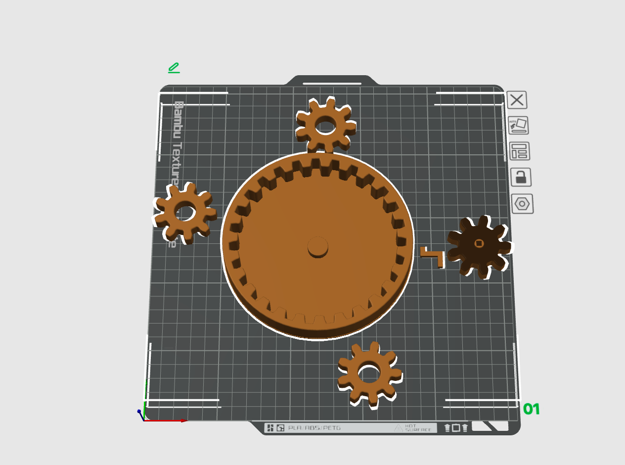Interactive Planetary Gear Puzzle